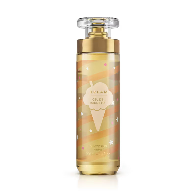 Body Splash Desodorante Colônia Dream Céu de Baunilha 200ml