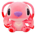Pelúcia Angel Stitch Rosa Aveludada Antialérgica 30 cm