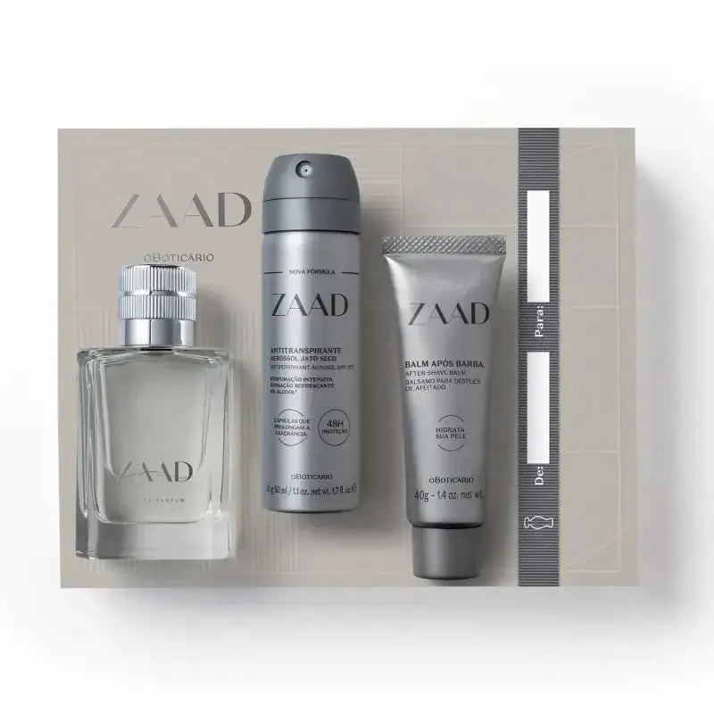 Kit Masculino O Boticário Zaad Especial