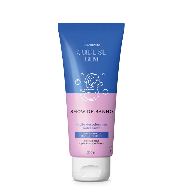 Loção Hidratante Corporal O Boticário Show de Banho 200 ml