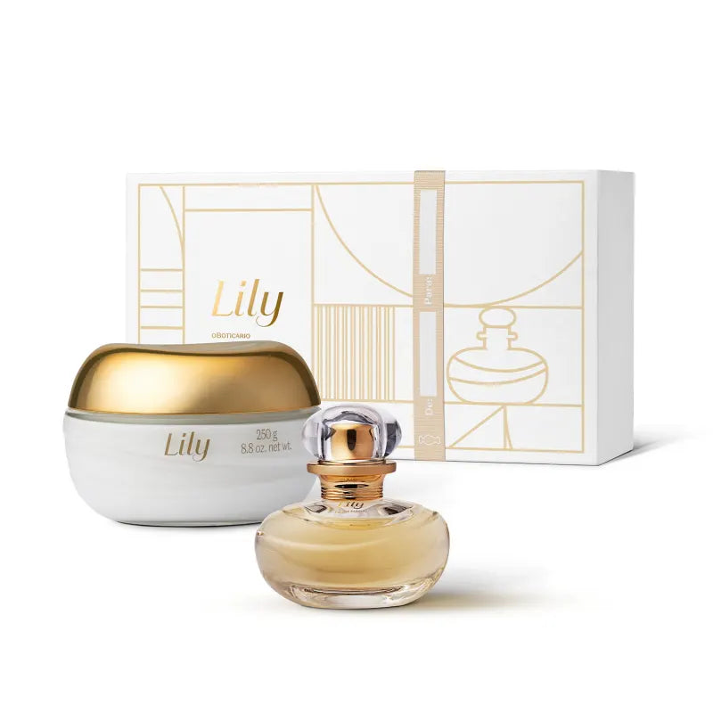 Kit O Boticário Lily Eau de Parfum 30 ml + Creme 250 g