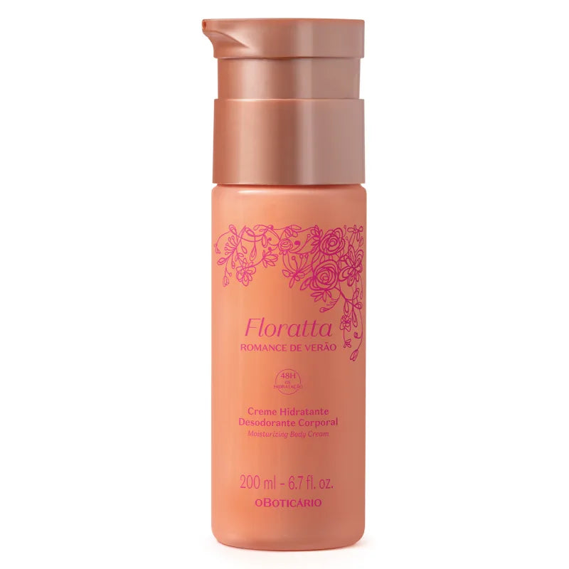 Loção Hidratante Corporal O Boticário Floratta Romance de Verão 200 ml