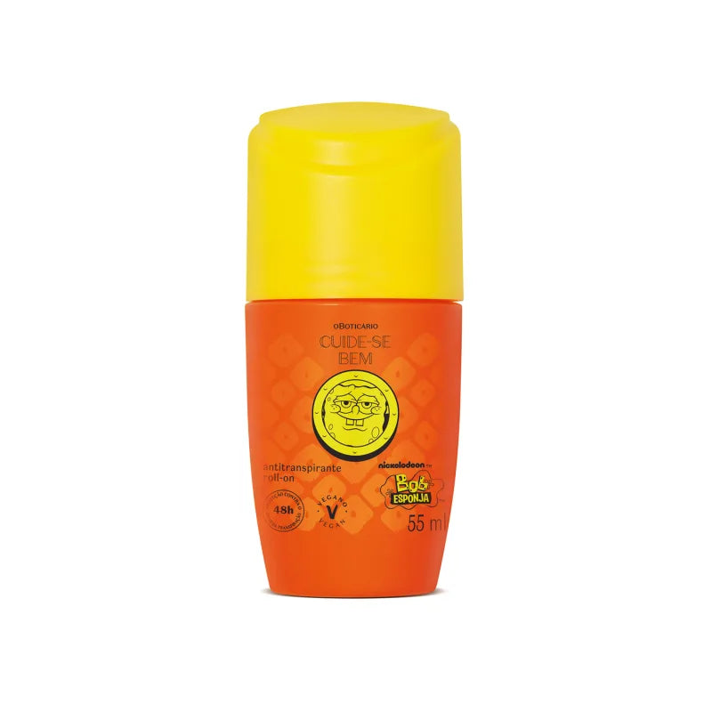 Desodorante Roll-On O Boticário Cuide-se Bem Bob Esponja 55ml