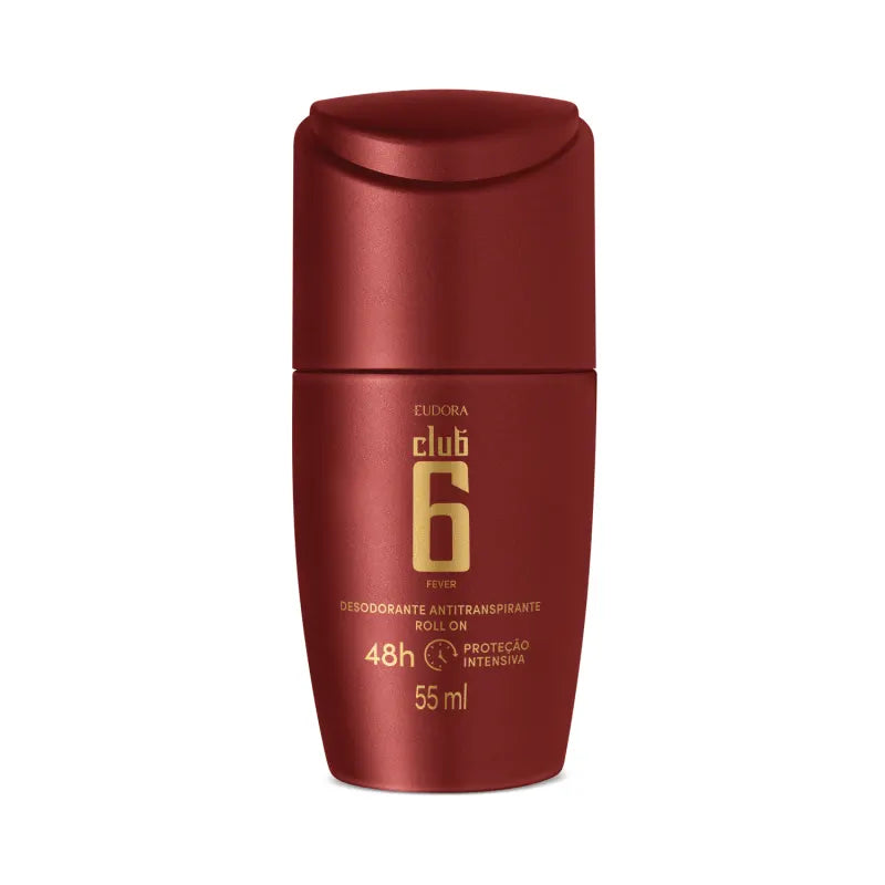 Desodorante Roll-on Eudora Club 6 Fever 55ml