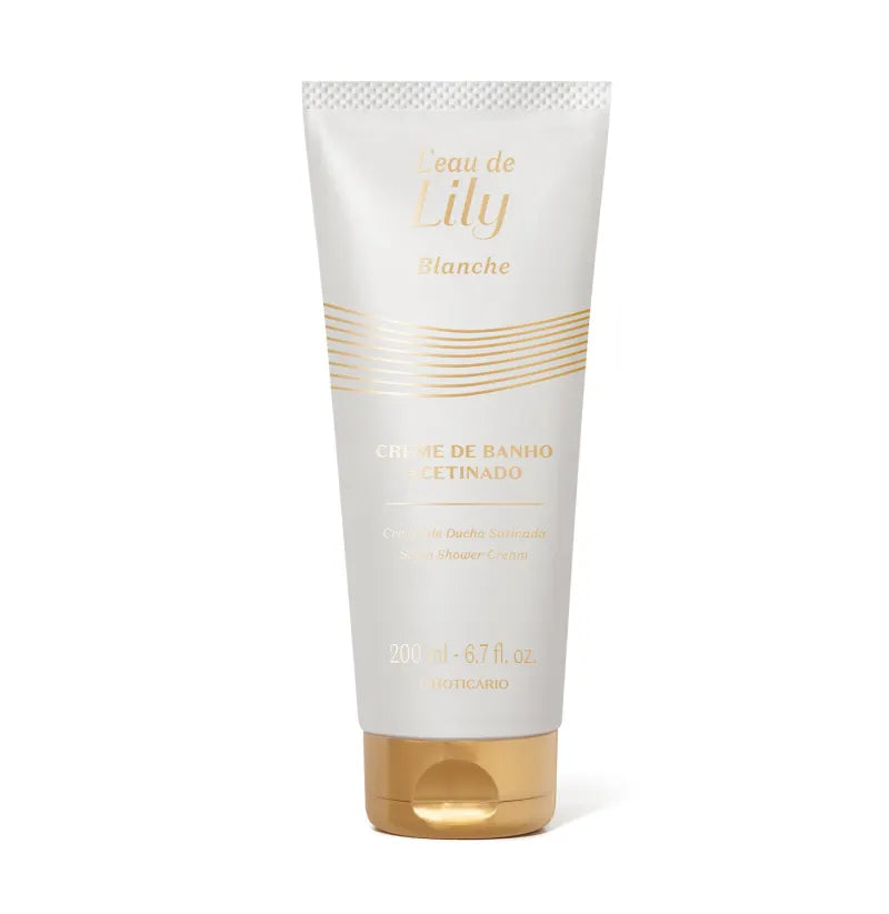 Creme para Banho O Boticário L’eau de Lily Blanc 200 ml
