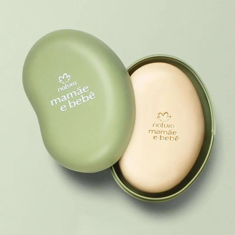 Sabonete em Barra com Saboneteira Natura Mamãe e Bebê 100 g
