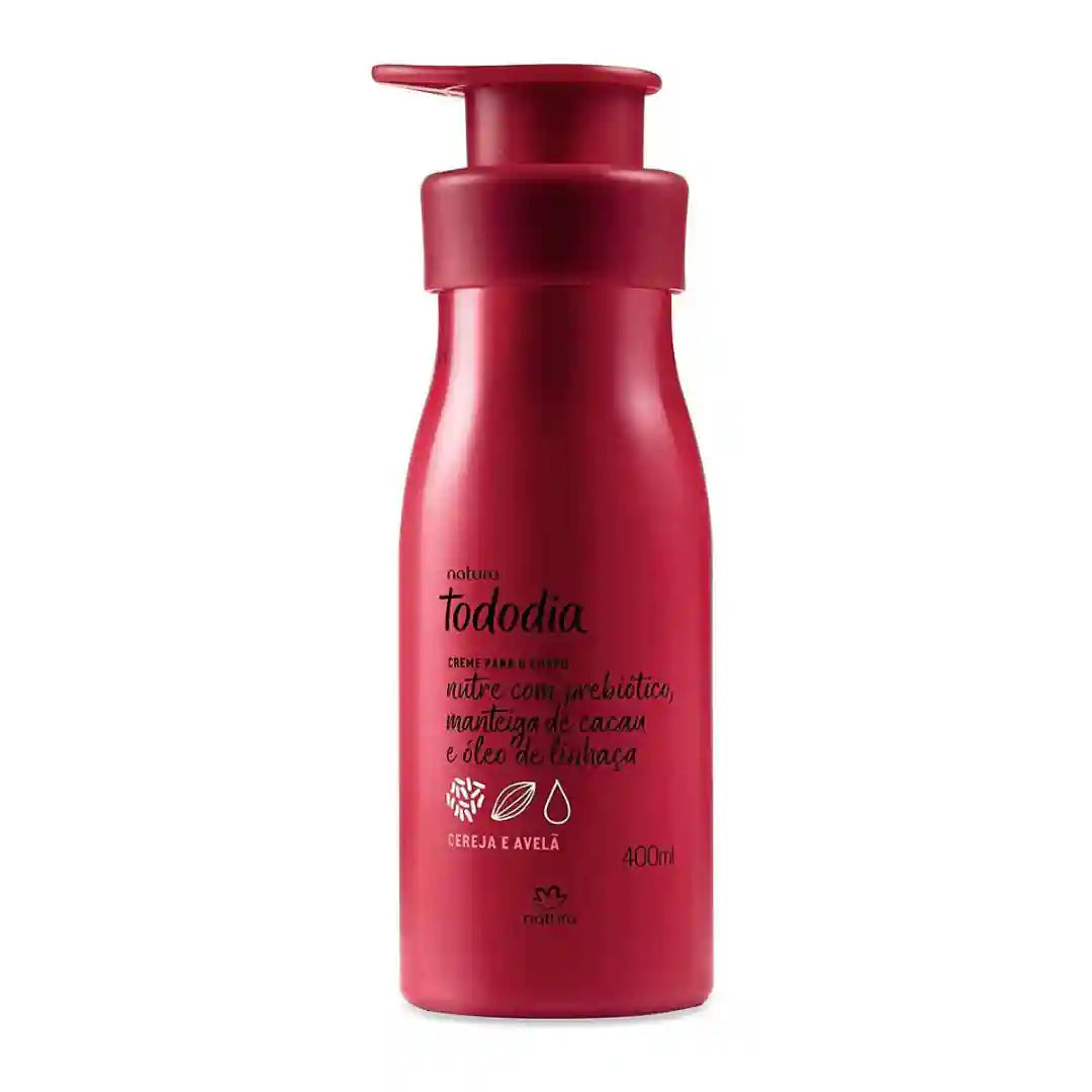 Natura Tododia Cereja e Avelã Creme Nutritivo Corporal 400 ml