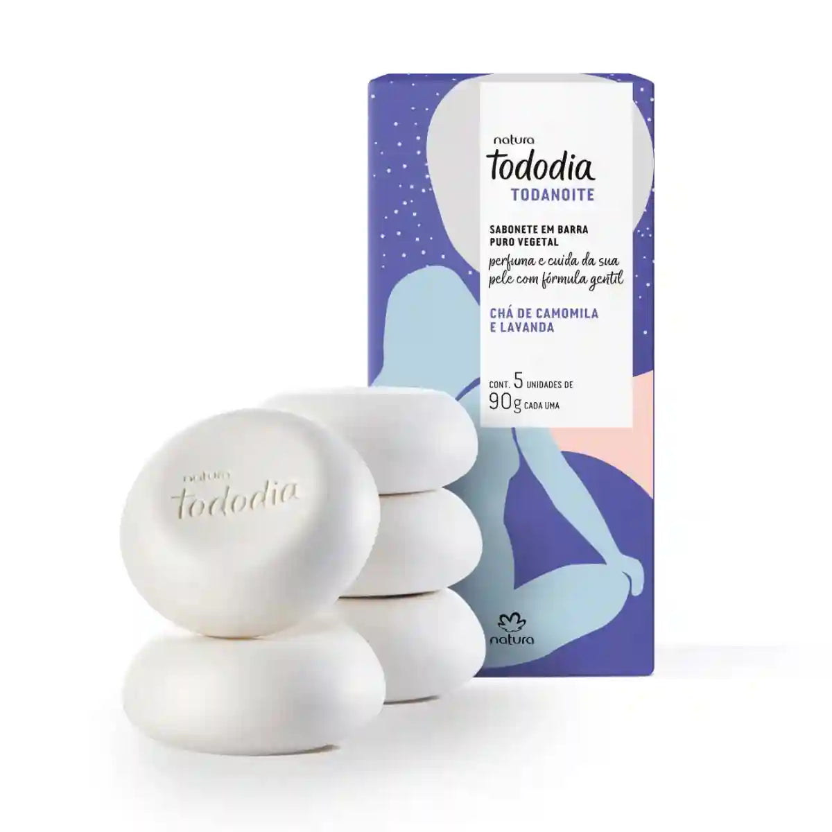 Natura Tododia Camomila e Lavanda Sabonetes 5×90 g