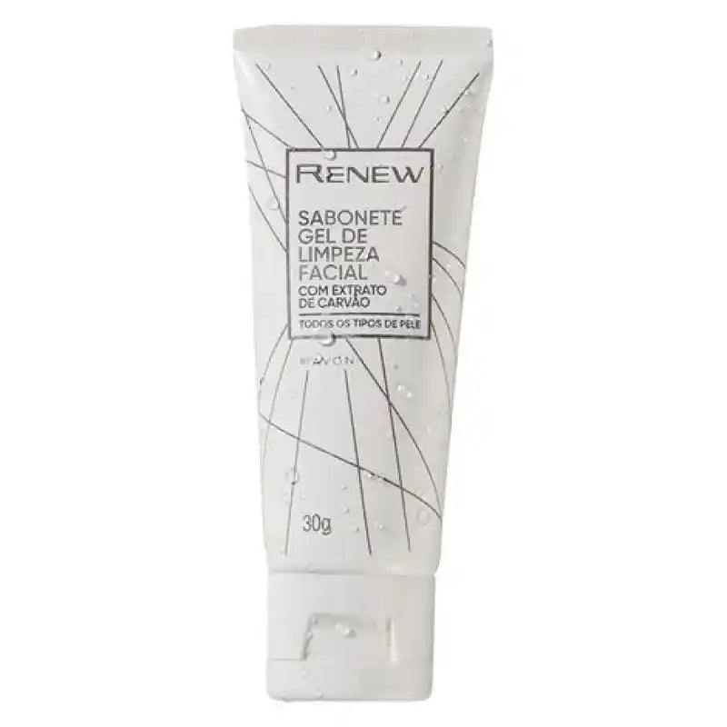 Sabonete Facial Avon Renew Extrato Carvão 30g