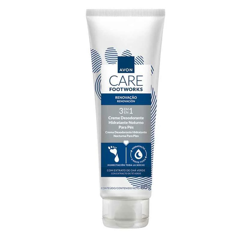 Creme Pés Avon Foot Works Noturno 80g
