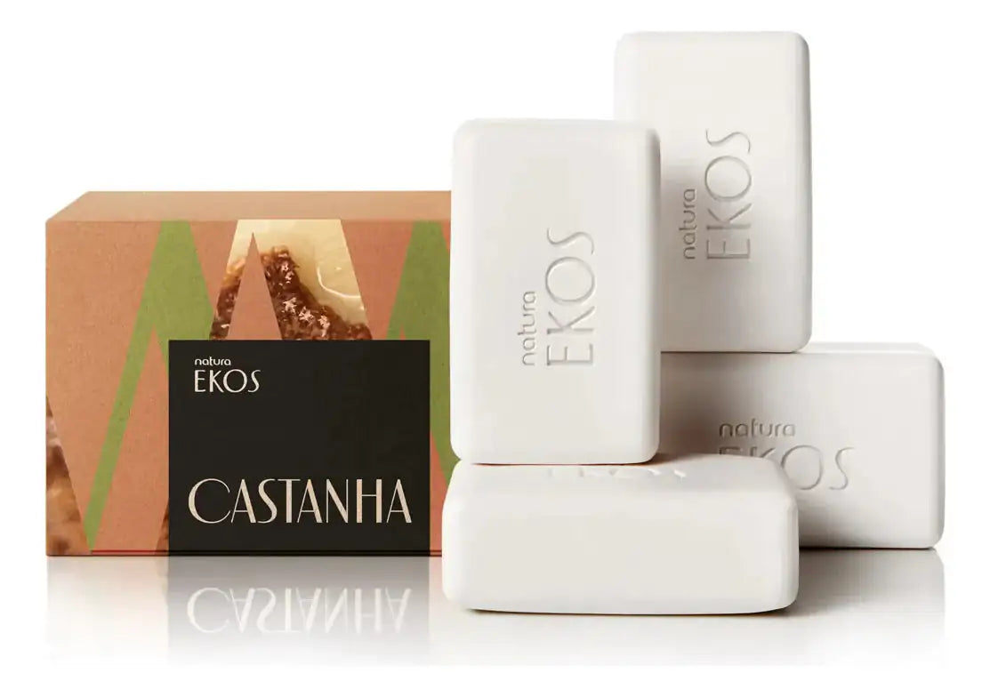 Natura Ekos Castanha Sabonete em Barra 4×100 g