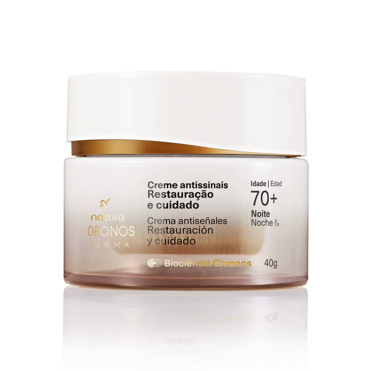 Creme Antissinais Restauração e Cuidado Natura Chronos 70+ Dia 40g