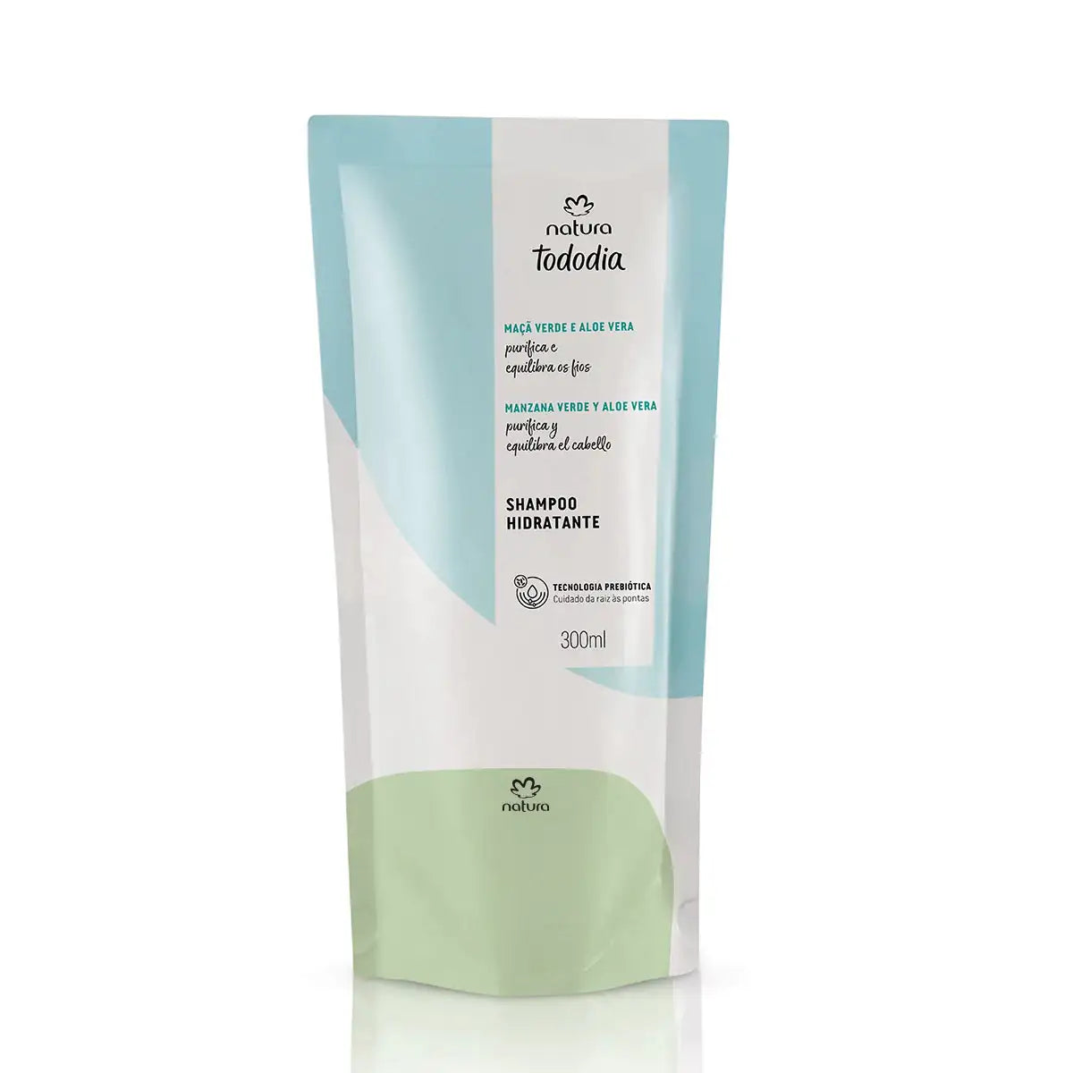 Shampoo Natura Tododia Maçã Verde & Aloe Vera Refil 300 ml