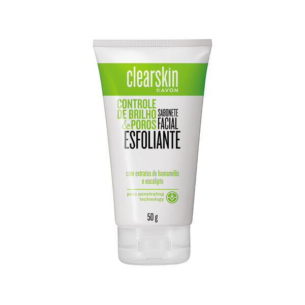 Sabonete Facial Esfoliante Avon Clearskin 50g