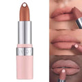 Batom Avon Hydramatic Matte Nude Suave com núcleo de Ácido Hialurônico. Hidratação profunda, cor intensa e acabamento matte confortável.